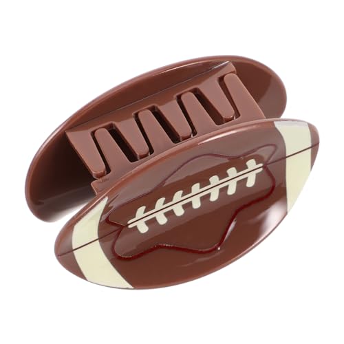 VANZACK Stilvolle Fußball-haarspange Für Frauen Einzigartiger Back-of-head-claw-clip Vintage-accessoire Mit Starkem Halt Für Sportereignisse Und Alltag Leicht Und Komfortabel von VANZACK