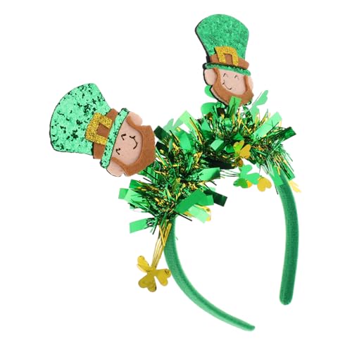 VANZACK Stirnband mit Bunten Streifen Unisex Haaraccessoire für Patrick's Day Irish Party Festliche Anlässe für Männer Frauen Vielseitig Einsetzbar von VANZACK