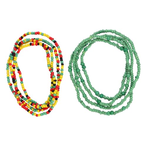 VANZACK Taillenketten Aus Glas Mit Perlen-design Bauch-taillenkette Für Damen Leicht Und Robust Für Partys Reisen Und Strand Dekorative Taillenkette Als Bikini-schmuck von VANZACK