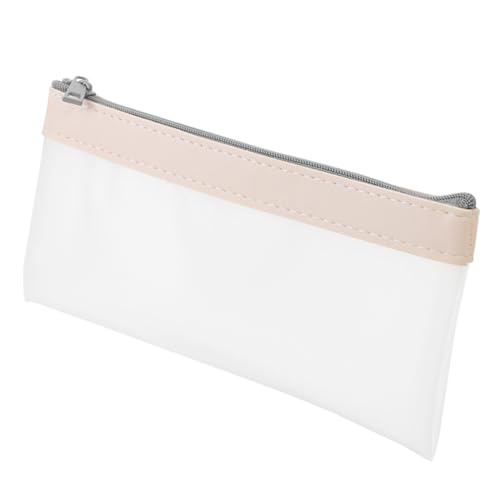 VANZACK Transparente Kosmetiktasche Großer Bleistiftbeutel mit Reißverschluss Multifunktionale Make Up für Reisen Zuhause Praktisch für Münzen Kosmetik von VANZACK