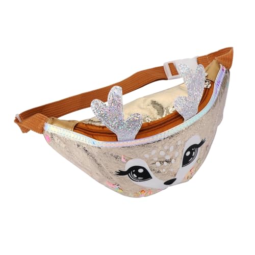 VANZACK Umhängetasche Kleine Bauchtasche Geldbeutel Fawn Form Niedliche Schultertasche Für Mädchen Alltag Party Strand Shopping von VANZACK