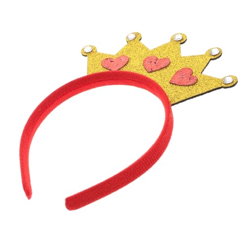 VANZACK Herz-stirnband Zum Valentinstag Für Damen Braut-herz-tiara Haarreif Herz-haarband Für Mädchen Hochzeits Und Party-stirnband Aus Kunststoff Und Filz Leicht Und Bequem Langlebig von VANZACK