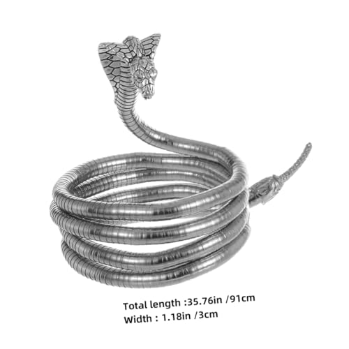 VANZACK Verstellbare Schlangen halskette und Armband aus Flexiblem Einstellbarer Choker Schmuck für Damen und Mädchen Vielseitiges Snake Jewelry für Stylische Looks von VANZACK