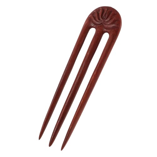 VANZACK Holz Haarstab Chinesisch Haar Gabel Zarte Sandelholz Haarnadel Retro Haar Essstäbchen Für Frauen Dutts von VANZACK