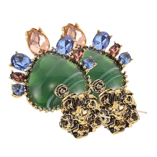 VANZACK Herzohrringe Für Damen Grüne Vintage-tropfenohrringe Strassschmuck Mit Baumelndem Tropfen-design Eleganter Ohrhänger Für Verschiedene Anlässe VANZACK Herzohrringe Für Damen Grüne Vintage-tropfenohrringe Strassschmuck Mit Baumelndem Tropfen-design Eleganter Ohrhänger Für Verschiedene Anlässe von VANZACK