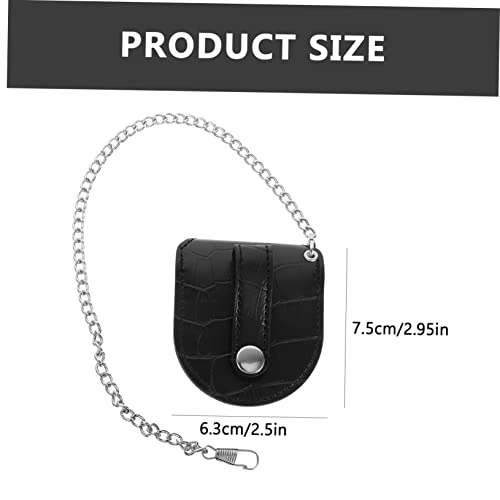 VANZACK Vintage Hüfttasche PU mit Kette Kleine Retro Bauchtasche Tragbare Gürteltasche für Damen Leicht Robust und Stilvoll für Alltag Shopping Arbeit und Freizeit von VANZACK