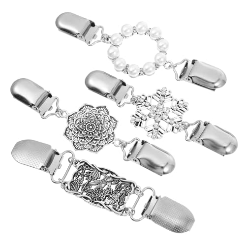 VANZACK Vintage Kapclips Für Damen Elegante Strickjacke Und Schal Clips Aus Perlen Klassische Anstecknadeln Zur Sicherung Von Pullovern Und Schals Multifunktionale von VANZACK