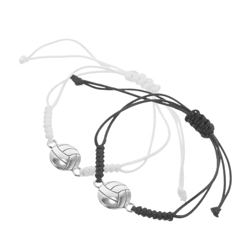 VANZACK Volleyball Armband 2 Stück Verstellbar Hautfreundlich Sport Zubehör für Mädchen und Jungen Volleyball von VANZACK