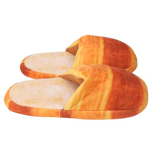 VANZACK Weiche Rutschfeste Hausschuhe mit Memory schaum Plüsch slipper in Brot design Damen Herren Indoor Winterpantoffeln Atmungsaktiv Leicht und Angenehm von VANZACK