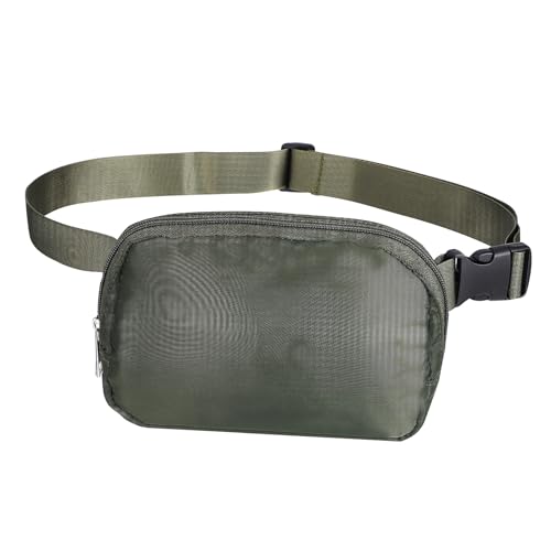VANZACK Bauchtasche Für Damen Aus Nylon Verstellbare Gürteltasche Hüfttasche Zum Laufen Und Wandern Mit Mehreren Fächern Für Organisation Und Aufbewahrung von VANZACK