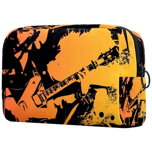 Grunge Kosmetiktasche für Damen, Reise-Kulturbeutel, groß, Make-up, praktische Tasche, Organizer-Tasche mit Reißverschluss, multi, 18.5x7.5x13cm/7.3x3x5.1in, Kulturbeutel Grunge Kosmetiktasche für Damen, Reise-Kulturbeutel, groß, Make-up, praktische Tasche, Organizer-Tasche mit Reißverschluss, multi, 18.5x7.5x13cm/7.3x3x5.1in, Kulturbeutel von VAPOKF