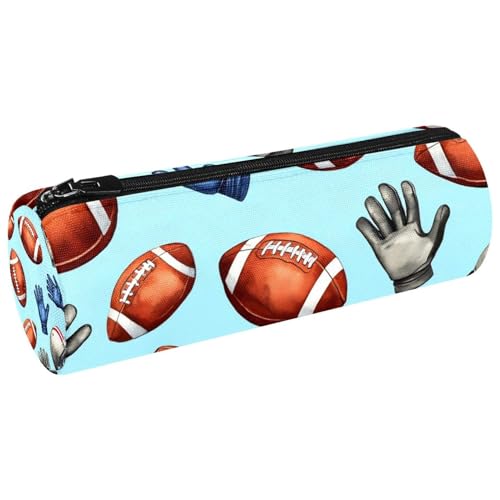 VAPOKF American Football-Helm-Handschuhe, Stifteetui, Münzbörse, Kosmetiktasche, Make-up-Tasche für Studenten, Schreibwaren, Schule, Büro, Aufbewahrung von VAPOKF