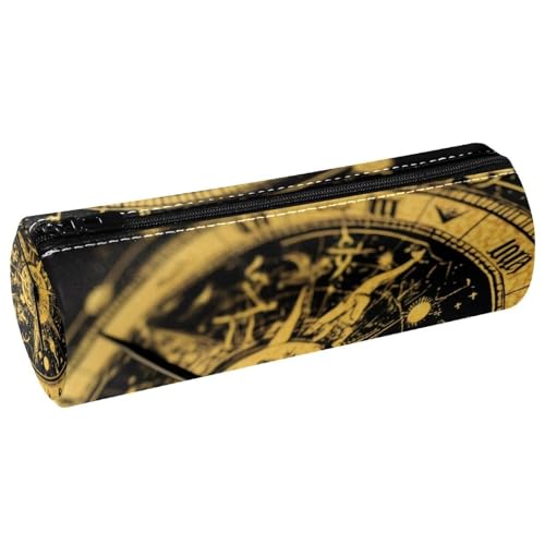 VAPOKF Bill Cipher Wheel Zodiac Leather Barrel Pen Case Coin Purse Cosmetic Makeup Bag for Student Stationery School Office Storage VAPOKF Bill Cipher Wheel Zodiac Leather Barrel Pen Case Coin Purse Cosmetic Makeup Bag for Student Stationery School Office Storage von VAPOKF