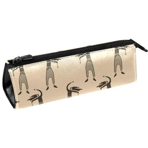 VAPOKF Crazy Dancing Damen Stiftetasche, Schreibwaren-Tasche, Kosmetiktasche, kompakte Reißverschlusstasche, multi, 5.5 ×6 ×20CM/2.2x2.4x7.9 in, Taschen-Organizer von VAPOKF