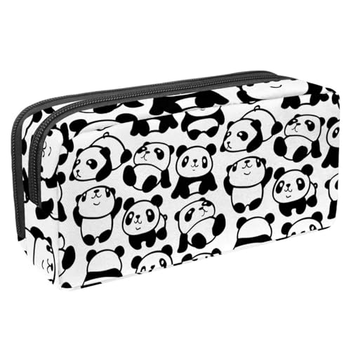 VAPOKF Federmäppchen, Federmäppchen, Schreibwaren-Tasche für Teenager, Jungen, Mädchen, Schule, Bürobedarf, Rot und Grün, kariert, weiße Linie, multi, 2.3x8.2x3.9in/6x21x10cm, Taschen-Organizer von VAPOKF