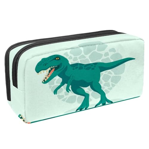 VAPOKF Federmäppchen, Federmäppchen, Schüler-Schreibwaren-Tasche für Teenager, Jungen, Mädchen, Schule, Bürobedarf – Danger Dinosaurier, multi, 2.3x8.2x3.9in/6x21x10cm, Taschen-Organizer von VAPOKF