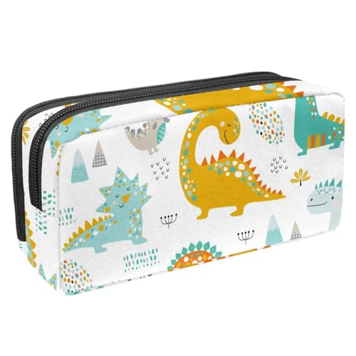 VAPOKF Federmäppchen, Federmäppchen, Schüler-Schreibwaren-Tasche für Teenager, Jungen, Mädchen, Schule, Bürobedarf – Dinosaurier und Baby, multi, 2.3x8.2x3.9in/6x21x10cm, Taschen-Organizer von VAPOKF