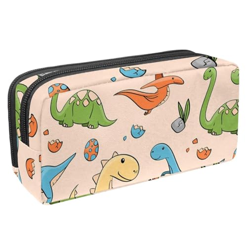 VAPOKF Federmäppchen, Federmäppchen, Schüler-Schreibwaren-Tasche für Teenager, Jungen, Mädchen, Schule, Bürobedarf – Dinosaurier und Ei, multi, 2.3x8.2x3.9in/6x21x10cm, Taschen-Organizer von VAPOKF