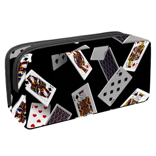 VAPOKF Federmäppchen, Federmäppchen, Schüler-Schreibwaren-Tasche für Teenager, Jungen, Mädchen, Schule, Bürobedarf – Fallende Spielkarten, multi, 2.3x8.2x3.9in/6x21x10cm, Taschen-Organizer VAPOKF Federmäppchen, Federmäppchen, Schüler-Schreibwaren-Tasche für Teenager, Jungen, Mädchen, Schule, Bürobedarf – Fallende Spielkarten, multi, 2.3x8.2x3.9in/6x21x10cm, Taschen-Organizer von VAPOKF