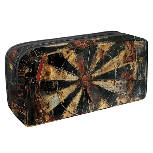 VAPOKF Federmäppchen, Federmäppchen, Schüler-Schreibwaren-Tasche für Teenager, Jungen, Mädchen, Schule, Bürobedarf – Grunge Dartscheibe, multi, 2.3x8.2x3.9in/6x21x10cm, Taschen-Organizer VAPOKF Federmäppchen, Federmäppchen, Schüler-Schreibwaren-Tasche für Teenager, Jungen, Mädchen, Schule, Bürobedarf – Grunge Dartscheibe, multi, 2.3x8.2x3.9in/6x21x10cm, Taschen-Organizer von VAPOKF