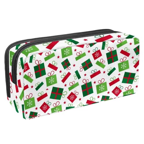 VAPOKF Federmäppchen, Federmäppchen, Schüler-Schreibwaren-Tasche für Teenager, Jungen, Mädchen, Schule, Bürobedarf – Weihnachten, multi, 2.3x8.2x3.9in/6x21x10cm, Taschen-Organizer von VAPOKF