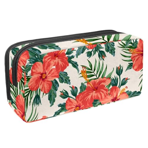 VAPOKF Federmäppchen, Mäppchen für Artikel pa für Teenager Mädchen, Schulbüro - tropische Hawaiian Plumerie und Hibiskusblüten, multi, 2.3x8.2x3.9in/6x21x10cm,, multi, 2.3x8.2x3.9in/6x21x10cm, VAPOKF Federmäppchen, Mäppchen für Artikel pa für Teenager Mädchen, Schulbüro - tropische Hawaiian Plumerie und Hibiskusblüten, multi, 2.3x8.2x3.9in/6x21x10cm,, multi, 2.3x8.2x3.9in/6x21x10cm, von VAPOKF