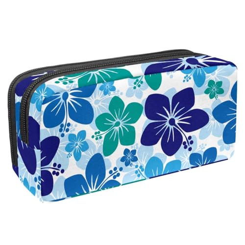 VAPOKF Federmäppchen, Schüler-Schreibwaren-Tasche für Teenager, Jungen, Mädchen, Schule, Bürobedarf – Blume, multi, 2.3x8.2x3.9in/6x21x10cm, Taschen-Organizer von VAPOKF