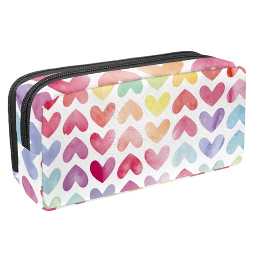 VAPOKF Federmäppchen Mäppchen, Artikeltasche pa für Teenager Mädchen, Schul-Büroartikel - Aquarell bunt Regenbogen Liebe, multi, 2.3x8.2x3.9in/6x21x10cm, Organizer für, multi, 2.3x8.2x3.9in/6x21x10cm VAPOKF Federmäppchen Mäppchen, Artikeltasche pa für Teenager Mädchen, Schul-Büroartikel - Aquarell bunt Regenbogen Liebe, multi, 2.3x8.2x3.9in/6x21x10cm, Organizer für, multi, 2.3x8.2x3.9in/6x21x10cm von VAPOKF