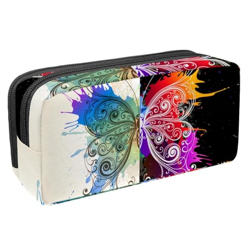 VAPOKF Federmäppchen Mäppchen, Artikeltasche pa für Teenager Mädchen, Schul-Büroartikel - schwarz-weiß Schmetterling Muster, multi, 2.3x8.2x3.9in/6x21x10cm, Tasche Organizer, multi, VAPOKF Federmäppchen Mäppchen, Artikeltasche pa für Teenager Mädchen, Schul-Büroartikel - schwarz-weiß Schmetterling Muster, multi, 2.3x8.2x3.9in/6x21x10cm, Tasche Organizer, multi, von VAPOKF