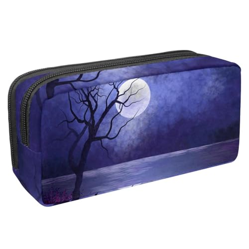 VAPOKF Federmäppchen Mäppchen, Artikeltasche pa für Teenager Mädchen, Schul-Bürobedarf - Landschaft Mondlicht Natur Baum, multi, 2.3x8.2x3.9in/6x21x10cm, multi, 2.3x8.2x3.9in/6x21x10cm VAPOKF Federmäppchen Mäppchen, Artikeltasche pa für Teenager Mädchen, Schul-Bürobedarf - Landschaft Mondlicht Natur Baum, multi, 2.3x8.2x3.9in/6x21x10cm, multi, 2.3x8.2x3.9in/6x21x10cm von VAPOKF