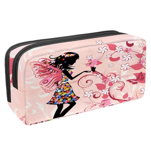 VAPOKF Federmäppchen Mäppchen, Artikeltasche pa für Teenager Mädchen, Schulbedarf - Rosa Fee Schmetterling Mädchen Blume, multi, 2.3x8.2x3.9in/6x21x10cm, Organizer, multi, 2.3x8.2x3.9in/6x21x10cm VAPOKF Federmäppchen Mäppchen, Artikeltasche pa für Teenager Mädchen, Schulbedarf - Rosa Fee Schmetterling Mädchen Blume, multi, 2.3x8.2x3.9in/6x21x10cm, Organizer, multi, 2.3x8.2x3.9in/6x21x10cm von VAPOKF