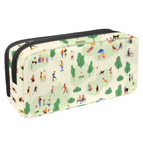 VAPOKF Federmäppchen Schreibwarenetui für Teenager Jungen Mädchen Schulbedarf für Büro Camping Mehrfarbig 6 x 21 x 10 cm Taschenorganizer Mehrfarbig 2.3x8.2x3.9in/6x21x10cm Tasche, blau/lila, von VAPOKF