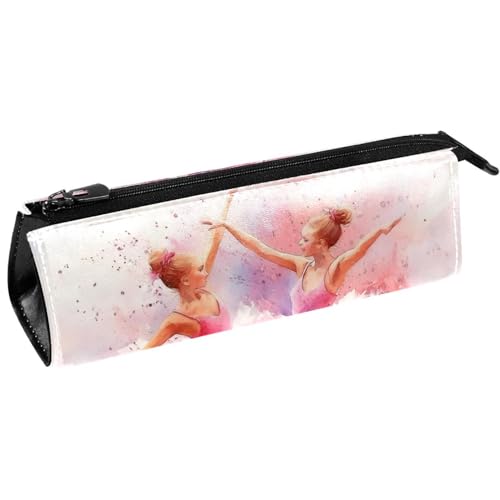 VAPOKF Federmäppchen für Mädchen, Motiv: Ballettkleid, Schreibwaren, Kosmetiktasche, kompakte Reißverschlusstasche, Rosa VAPOKF Federmäppchen für Mädchen, Motiv: Ballettkleid, Schreibwaren, Kosmetiktasche, kompakte Reißverschlusstasche, Rosa von VAPOKF