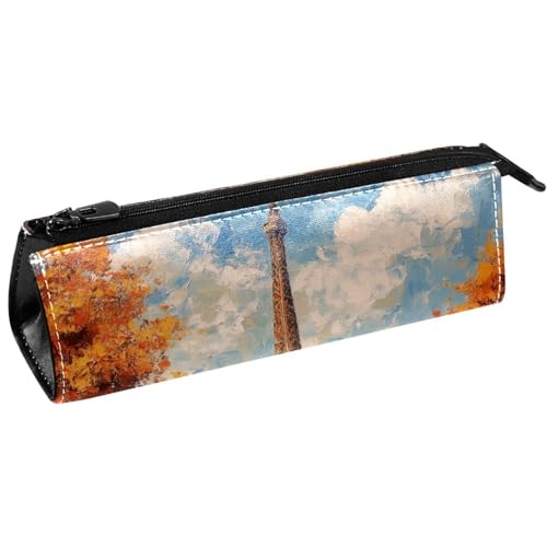 VAPOKF Federmäppchen für Ölgemälde, Turm, Ahornbäume, Schreibwarenbeutel, Kosmetiktasche, kompakte Reißverschlusstasche VAPOKF Federmäppchen für Ölgemälde, Turm, Ahornbäume, Schreibwarenbeutel, Kosmetiktasche, kompakte Reißverschlusstasche von VAPOKF