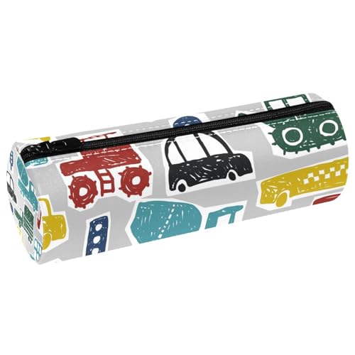 VAPOKF Federmäppchen mit Cartoon-Motiv, für Auto, LKW, Bus, Transport, Leder, Stifteetui, Münzbörse, Kosmetiktasche, Make-up-Tasche für Studenten, Schreibwaren, Schule, Büro, multi, VAPOKF Federmäppchen mit Cartoon-Motiv, für Auto, LKW, Bus, Transport, Leder, Stifteetui, Münzbörse, Kosmetiktasche, Make-up-Tasche für Studenten, Schreibwaren, Schule, Büro, multi, von VAPOKF