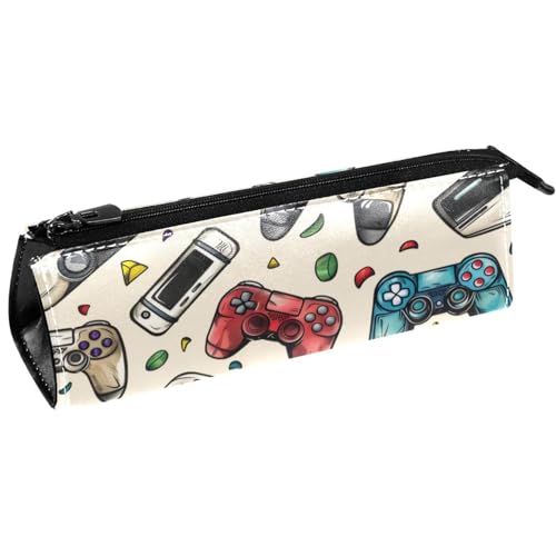 VAPOKF Federmäppchen mit Joysticks, Schreibwaren-Tasche, Kosmetiktasche, kompakte Reißverschlusstasche, multi, 5.5 ×6 ×20CM/2.2x2.4x7.9 in, Taschen-Organizer von VAPOKF