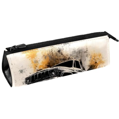 VAPOKF Grunge Black Monster Auto Stiftetasche Schreibwaren Tasche Bleistift Tasche Kosmetik Tasche Kompakte Reißverschlusstasche von VAPOKF
