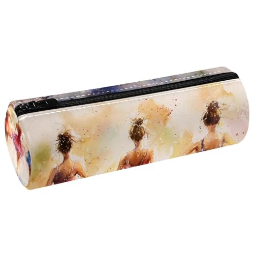 VAPOKF Grunge Malerei Ballett Mädchen Leder Barrel Stifteetui Münzbörse Kosmetiktasche Make-up Tasche für Schüler Schreibwaren Schule Büro Aufbewahrung VAPOKF Grunge Malerei Ballett Mädchen Leder Barrel Stifteetui Münzbörse Kosmetiktasche Make-up Tasche für Schüler Schreibwaren Schule Büro Aufbewahrung von VAPOKF