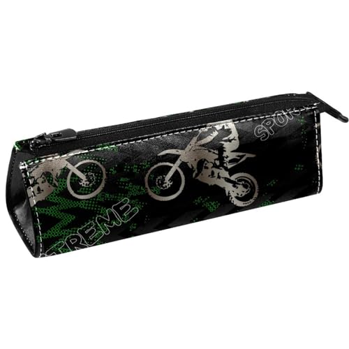 VAPOKF Grunge Motocross Boy Stiftetasche, Schreibwaren-Tasche, Kosmetiktasche, kompakte Reißverschlusstasche, multi, 5.5 ×6 ×20CM/2.2x2.4x7.9 in, Taschen-Organizer von VAPOKF
