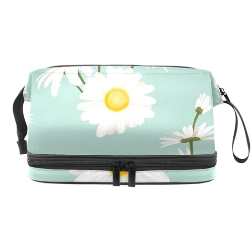 VAPOKF Kosmetiktasche für Damen und Mädchen, Motiv: Kritzelmenmenmenmenmenmen/Sonnenbrillen, Reise-Kulturbeutel, Make-up, praktische Tasche, Organizer-Tasche mit Pinselfach, Mehrfarbig 4, 27x15x14 cm von VAPOKF
