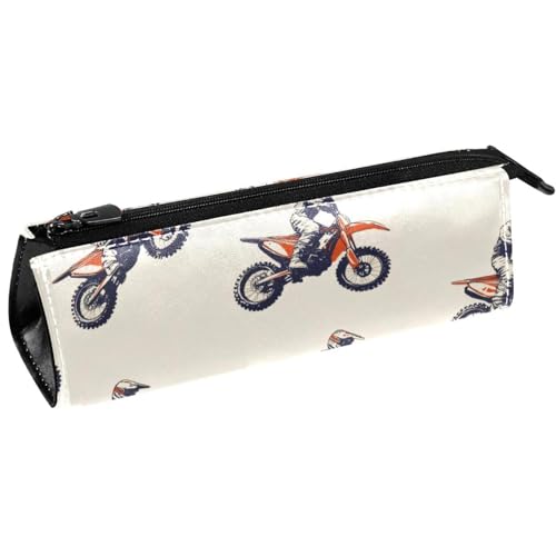 VAPOKF Motorcross Stiftetasche, Schreibwaren-Tasche, Kosmetiktasche, kompakte Reißverschlusstasche VAPOKF Motorcross Stiftetasche, Schreibwaren-Tasche, Kosmetiktasche, kompakte Reißverschlusstasche von VAPOKF