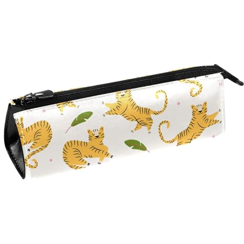 VAPOKF Nette Baby Tiger Stift Tasche Schreibwaren Beutel Bleistift Tasche Kosmetik Beutel Tasche Compact Zipper Tasche, multi, 5.5 ×6 ×20CM/2.2x2.4x7.9 in, Taschen-Organizer von VAPOKF