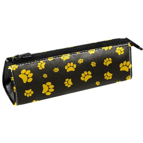 VAPOKF Paw Prints Stifttasche Schreibwarenbeutel Bleistifttasche Kosmetiktasche Kompakte Reißverschlusstasche, multi, 5.5 ×6 ×20CM/2.2x2.4x7.9 in, Taschen-Organizer von VAPOKF