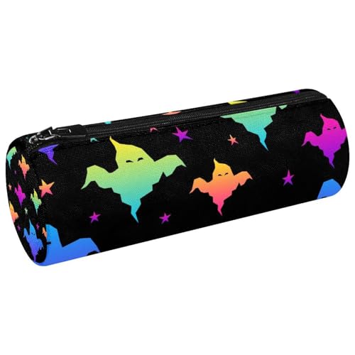 VAPOKF Rainbow Happy Halloween Ghosts Canvas Pen Pencil Case Coin Purse Cosmetic Makeup Bag for Student Stationery School Office Storage, multi, 20x6.3cm/7.9x2.5in, Federmäppchen VAPOKF Rainbow Happy Halloween Ghosts Canvas Pen Pencil Case Coin Purse Cosmetic Makeup Bag for Student Stationery School Office Storage, multi, 20x6.3cm/7.9x2.5in, Federmäppchen von VAPOKF