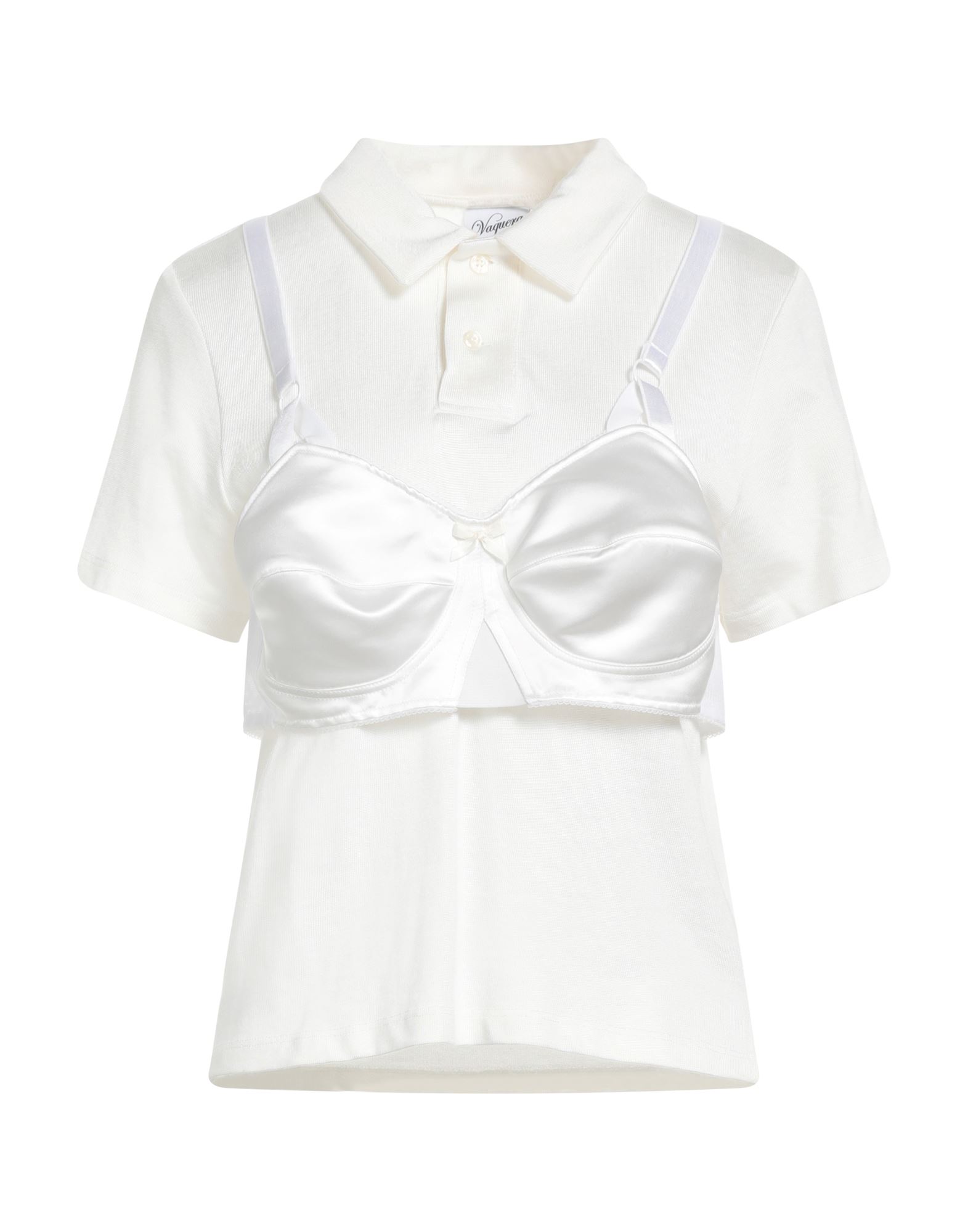 VAQUERA Poloshirt Damen Off white von VAQUERA