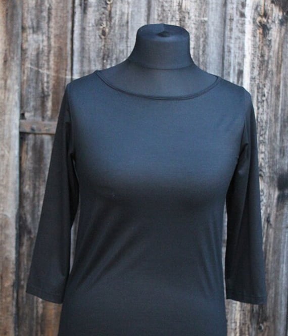 U-Boot Shirt Dreiviertelarm, Gerade Geschnitten, Aus Viskosejersey von VARIOSHIRTS