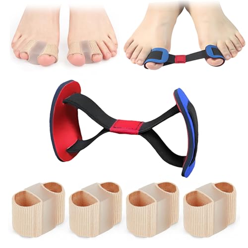 VARKAGE 5 Stück Zehenspreizer Hallux Valgus, Hallux Valgus Korrektur, Zehenspreizer Silikon für Hallux Valgus Korrektur Frauen Männer von VARKAGE