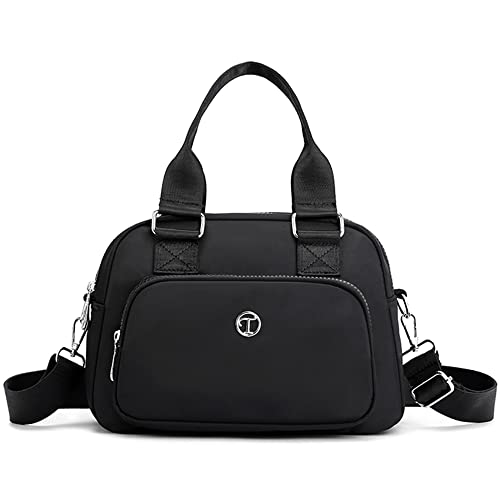 VARLIVOO Mode Damen Schultertasche Frauen Umhängetasche Handtasche Reisen Taschen Crossbody Bag Polyester Schwarz von VARLIVOO