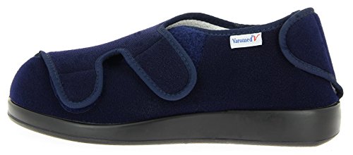 VAROMED Dublin XXL 60420 Unisex-Erwachsene,Verbandschuh,Therapieschuh,Gesundheitsschuh,Klettverschluss,für Einlagen geeignet,Weite R Marine, EU 39 von VAROMED