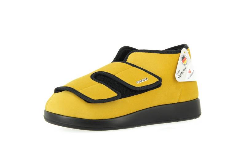 VAROMED Genua Verbands- & Komfortschuh Weite L mit Klett Hausschuh von VAROMED